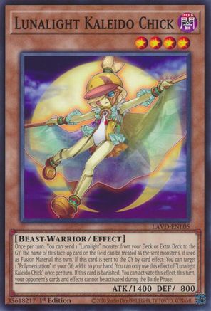 Lunalight Kaleido Chick - LAVD-ENL05 - Legendary Arc-V Decks 1st Edition
