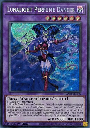 Lunalight Perfume Dancer (Secret Rare) (LAVD-ENL35) - Legendary Arc-V Decks 1st Edition