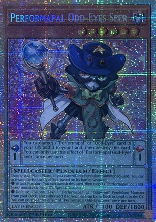Performapal Odd-Eyes Seer (Starlight Rare) - LAVD-ENO17 - Legendary Arc-V Decks 1st Edition