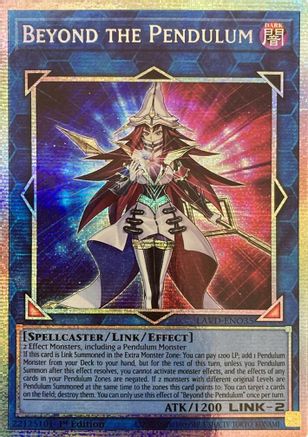Beyond the Pendulum (Starlight Rare) (LAVD-ENO35) - Legendary Arc-V Decks 1st Edition