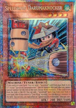 Speedroid Darumaknocker (Starlight Rare) - LAVD-ENS15 - Legendary Arc-V Decks 1st Edition
