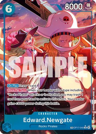 Edward.Newgate (TR) - OP17-040 - The World's Strongest Warriors Foil