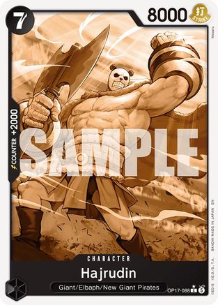 Hajrudin (Pandaman Art) - OP17-088 - The World's Strongest Warriors