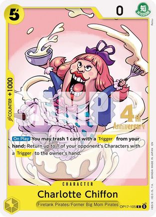 Charlotte Chiffon - OP17-105 - The World's Strongest Warriors Release Event Cards