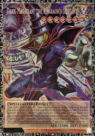Dark Magician, the Pharaoh's Servant (GMR) - MAMO-EN001 - Magnificent Monsters 1st Edition