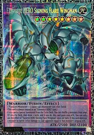 Favorite HERO Shining Flare Wingman (GMR) - MAMO-EN004 - Magnificent Monsters 1st Edition