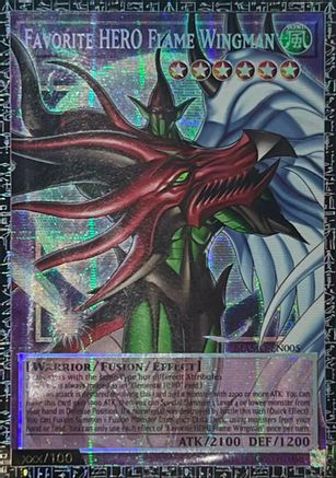 Favorite HERO Flame Wingman (GMR) - MAMO-EN005 - Magnificent Monsters 1st Edition