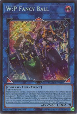 W:P Fancy Ball (Secret Rare) - MAMO-EN028 - Magnificent Monsters 1st Edition