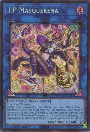 I:P Masquerena (Secret Rare) - MAMO-EN029 - Magnificent Monsters 1st Edition