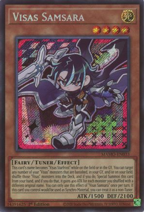 Visas Samsara (Secret Rare) - MAMO-EN033 - Magnificent Monsters 1st Edition