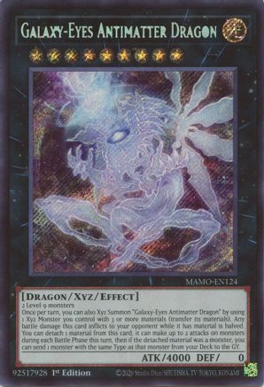 Galaxy-Eyes Antimatter Dragon - MAMO-EN124 - Magnificent Monsters 1st Edition