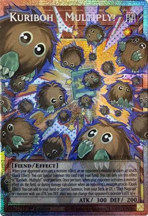 Kuriboh - Multiply! (Starlight Rare) (Extended Art) - MAMO-EN002 - Magnificent Monsters 1st Edition