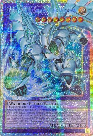 Favorite HERO Shining Flare Wingman (Starlight Rare) (Extended Art) - MAMO-EN004 - Magnificent Monsters 1st Edition