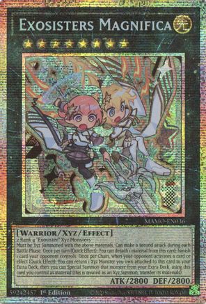 Exosisters Magnifica (Starlight Rare) - MAMO-EN036 - Magnificent Monsters 1st Edition