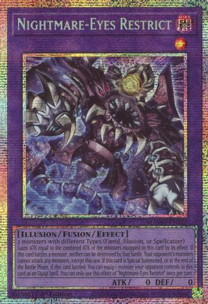 Nightmare-Eyes Restrict (Starlight Rare) - MAMO-EN122 - Magnificent Monsters 1st Edition