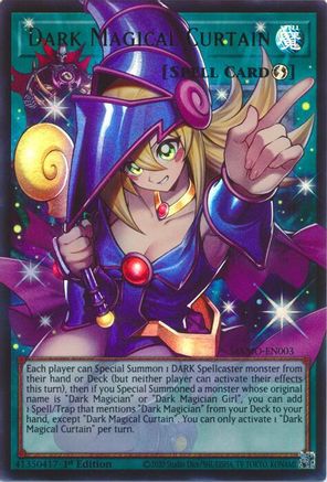 Dark Magical Curtain (Extended Art) - MAMO-EN003 - Magnificent Monsters 1st Edition