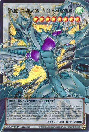 Stardust Dragon - Victim Sanctuary (Extended Art) - MAMO-EN007 - Magnificent Monsters 1st Edition