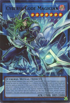 Cyberse Code Magician (Extended Art) - MAMO-EN017 - Magnificent Monsters 1st Edition