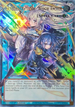 Sky Striker Mecha - Widow Anchor (Extended Art) - MAMO-EN019 - Magnificent Monsters 1st Edition