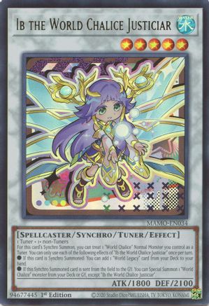 Ib the World Chalice Justiciar - MAMO-EN034 - Magnificent Monsters 1st Edition