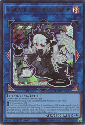 A Bao A Qu, the Lightless Shadow - MAMO-EN038 - Magnificent Monsters 1st Edition