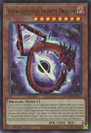 Schwarzschild Infinity Dragon - MAMO-EN053 - Magnificent Monsters 1st Edition