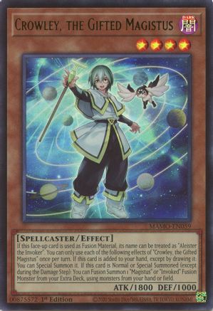 Crowley, the Gifted Magistus - MAMO-EN059 - Magnificent Monsters 1st Edition