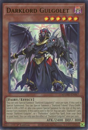Darklord Gulgolet - MAMO-EN067 - Magnificent Monsters 1st Edition