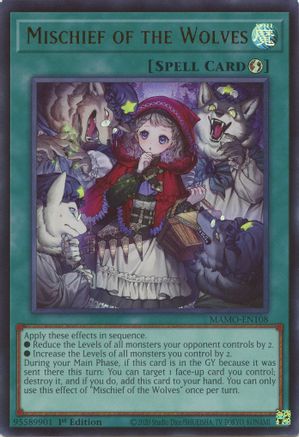 Mischief of the Wolves - MAMO-EN108 - Magnificent Monsters 1st Edition