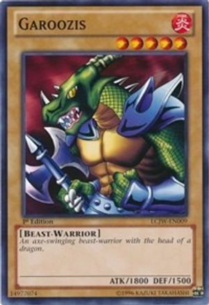 Garoozis (LCJW-EN009) - Legendary Collection 4: Joey's World 1st Edition