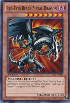 Red-Eyes Black Metal Dragon (LCJW-EN031) - Legendary Collection 4: Joey's World 1st Edition