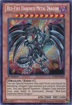 Red-Eyes Darkness Metal Dragon (LCJW-EN050) - Legendary Collection 4: Joey's World 1st Edition