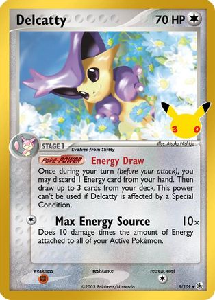 Delcatty - 5/109 - ME 30th Celebration Classic Collection Holofoil