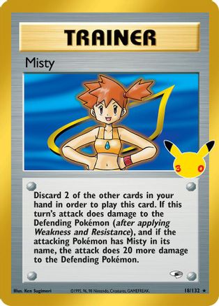 Misty - 018/132 - ME 30th Celebration Classic Collection Holofoil
