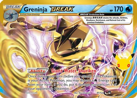 Greninja BREAK - 041/122 - ME 30th Celebration Classic Collection Holofoil