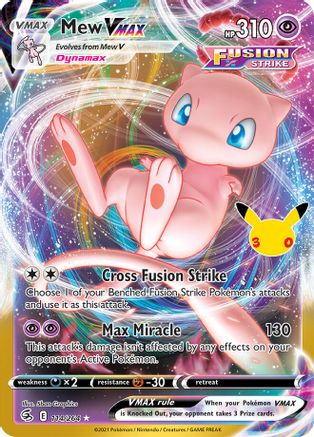 Mew VMAX - 114/264 - ME 30th Celebration Classic Collection Holofoil