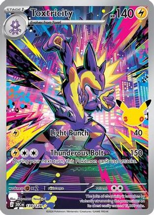 Toxtricity - 134/128 - ME 30th Celebration Holofoil