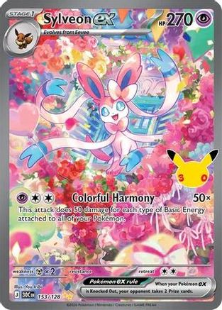 Sylveon EX - 153/128 - ME 30th Celebration Holofoil