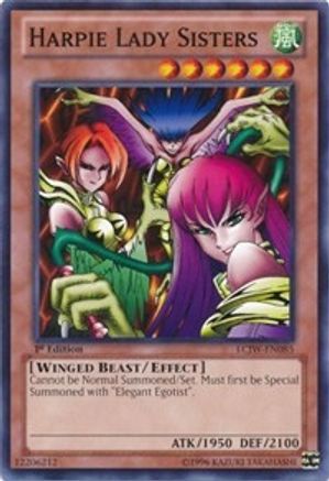 Harpie Lady Sisters (LCJW-EN085) - Legendary Collection 4: Joey's World 1st Edition