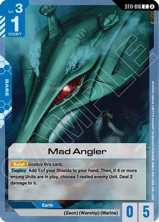 Mad Angler (ST11-016) - Starter Deck 11 Aquatic Assault