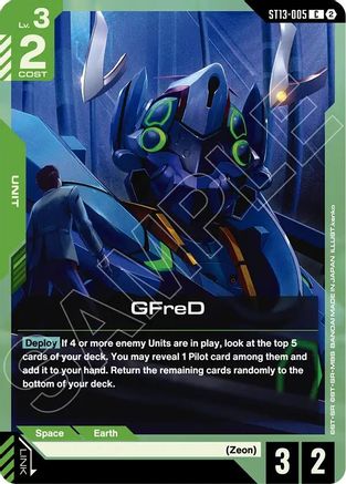 GFreD (ST13-005) - Starter Deck 13 Silent Barrage