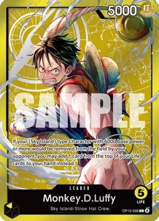 Monkey.D.Luffy (Luffy Deck) - OP15-098 - Set Sail Deck Set Foil