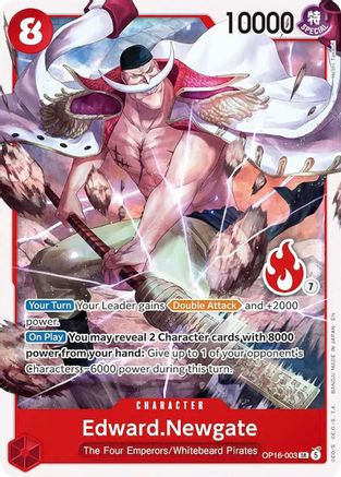 Edward.Newgate (Ace Deck) - OP16-003 - Set Sail Deck Set