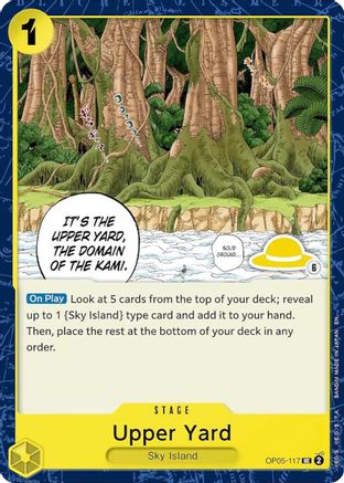 Upper Yard (Luffy Deck) - OP05-117 - Set Sail Deck Set
