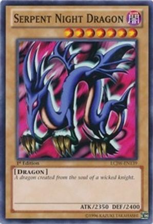 Serpent Night Dragon (LCJW-EN139) - Legendary Collection 4: Joey's World 1st Edition