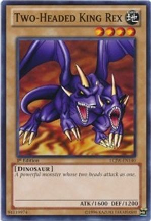 Two-Headed King Rex (LCJW-EN140) - Legendary Collection 4: Joey's World 1st Edition