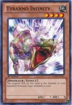 Tyranno Infinity (LCJW-EN153) - Legendary Collection 4: Joey's World 1st Edition