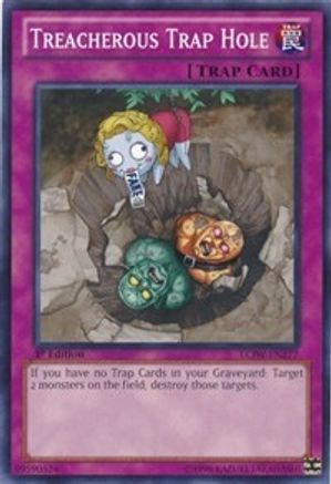 Treacherous Trap Hole (LCJW-EN277) - Legendary Collection 4: Joey's World 1st Edition