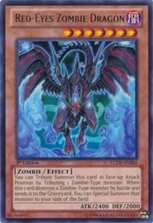 Red-Eyes Zombie Dragon (LCJW-EN206) - Legendary Collection 4: Joey's World 1st Edition