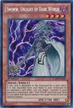 Snoww, Unlight of Dark World (LCJW-EN248) - Legendary Collection 4: Joey's World 1st Edition